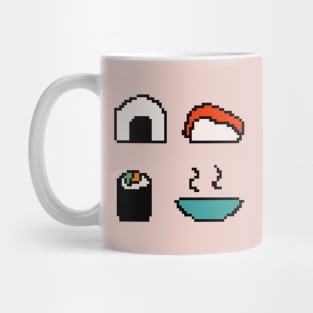 Japanese Food Pixel Art Mug